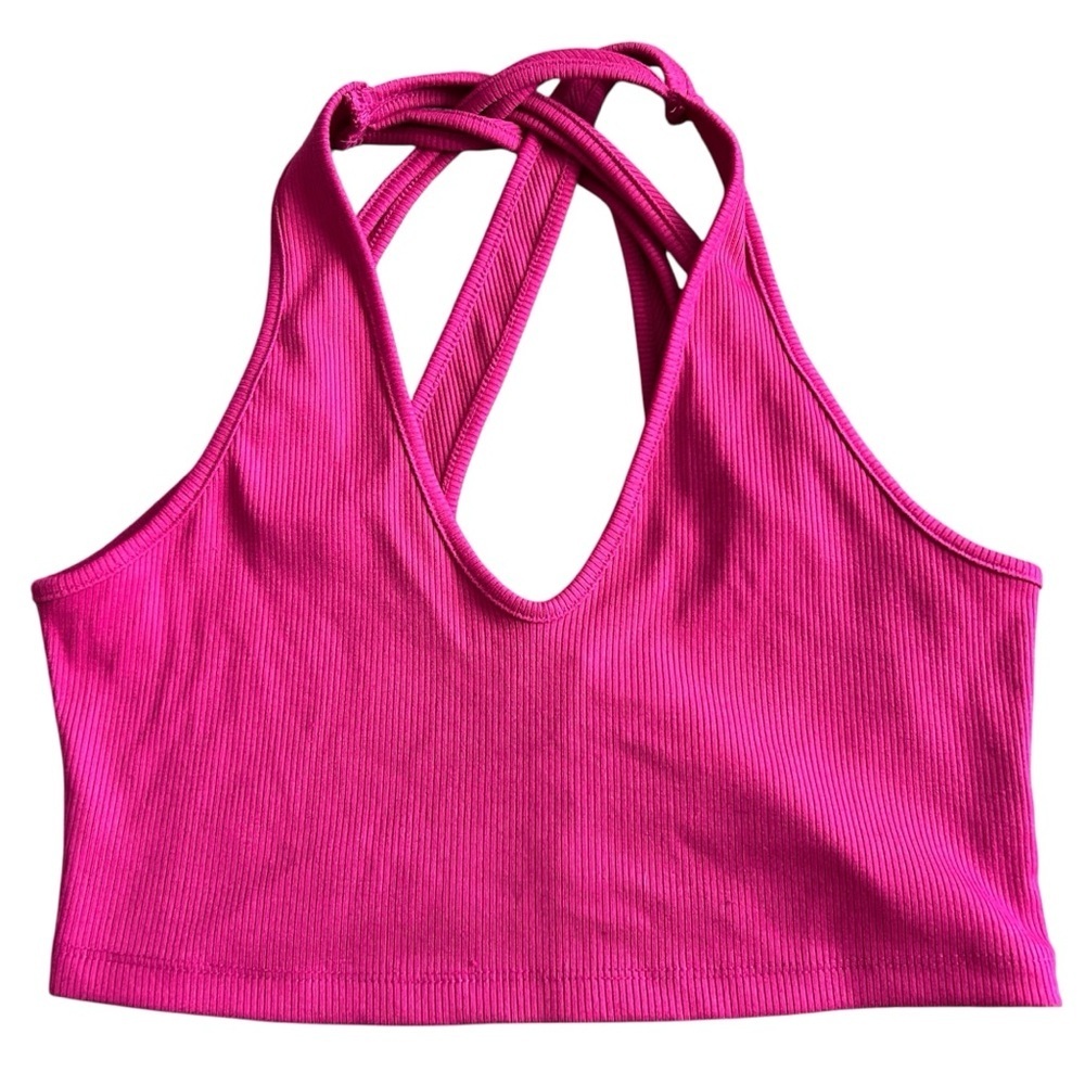 Urban Outfitters Strappy Back Cropped Tank Top